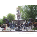 Large outdoor bronze horse fountain for sale